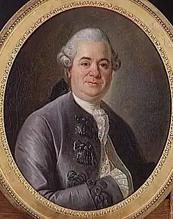 Portrét z 18. století (sbírky Muzea ve Versailles)