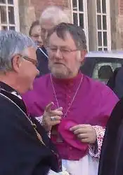 Biskup Kockerols na procesí v Bruggách roku 2011