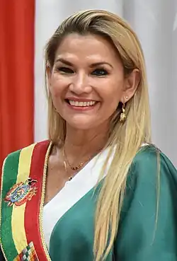 Jeanine Áñezová (6. ledna 2020)