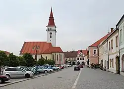 Náměstí Svobody s kostelem sv. Stanislava