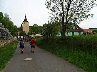 Pochodníci přicházejí do Jesenice (2015)