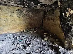 Pohled na pravý vnitřní kout Vidolské jeskyně