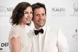 Jessica Mazurová a Christian Oliver na Filmball Vienna 2016