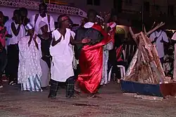 Noční obřady Sererů v Senegalu
