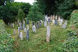 Pohled na jihozápadní část hřbitova