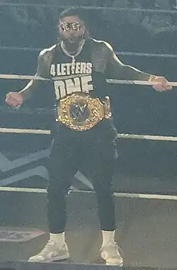 Jey Uso s titulem World Heavyweight Championship