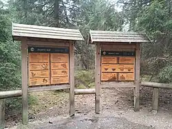 Informační panely u Jezerní slati