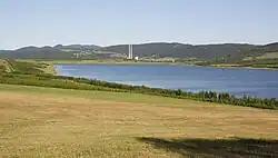 Jezero Milada vzniklé rekultivací lomu