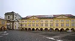 Jičín, náměstí a zámek