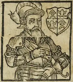 Jiří Žabka z Limberka (kresba B. Paprockého, Zrcadlo slavného Markrabství moravského, 1593)