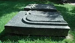 Dva fragmenty (otisky), pískovec, Hořice, 1993