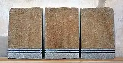 Triptych, žula, turecký mramor, 1993