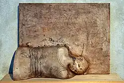 Záda, patinovaná sádra, 1982