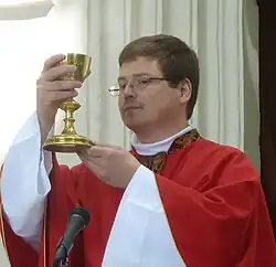 Jiří Korda během poutě na Dobrši, 2011