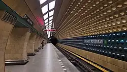 nástupiště směr Nemocnice Motol (kolej 2)