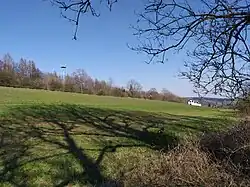 Úpatí Kozince s vysílačem