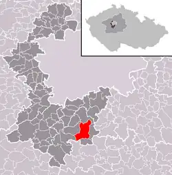 Jílové u Prahy na mapě