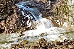 Jimlíkovský vodopád na Vlčím potoce