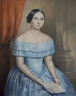 Jindřiška Anna Joanna Rettigová, portrét od neznámého autora