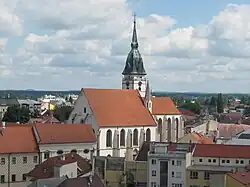 Proboštský kostel Nanebevzetí Panny Marie v Jindřichově Hradci.