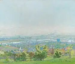 Pohled na Vídeň od Grinzingu