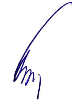 Jindřich Florián, podpis