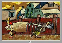 Kreslený vtip Rozvod