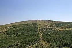 Smědavská hora od Poledních kamenů