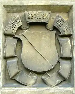 Erb Johanky z Krajku na zámku Hrubý Rohozec