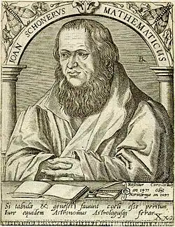 Johannes Schöner, astronom, matematik, kartograf