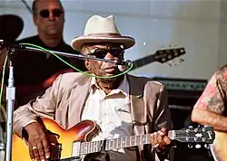 John Lee Hooker na festivalu Long Beach Music, 31. srpna 1997