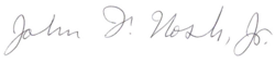 John Forbes Nash – podpis