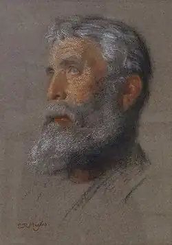 Portrét Johna MacKenzie od Edwarda Roberta Hughese (pastel, 1900)