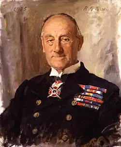 Velkoadmirál John Jellicoe, 1. hrabě Jellicoe (portrét z roku 1935, Národní portrétní galerie v Londýně)