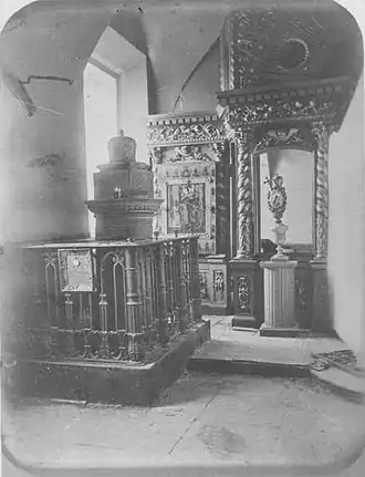 Místo spočinutí svatých ostatků svatého Jana Tobolského