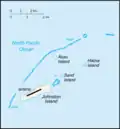 Mapa Johnstonova atolu