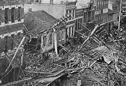 Hlavní ulice v Johnstownu po povodni