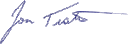 Jon Tester, podpis