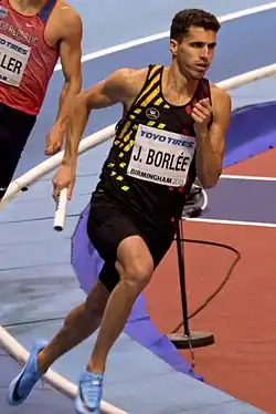 Jonathan Borlée (3. března 2018)