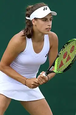 Ivana Jorovićová ve Wimbledonu 2019