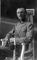 Jako velitel čety před odjezdem na východní frontu (1915)