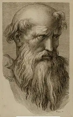 Hlava filozofa podle Raffaela (1822)