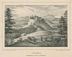 Josef Bedřich Zwettler: Hrad Pecka