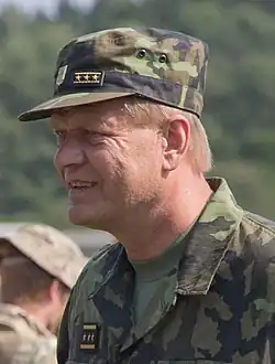 Josef Bečvář během cvičení NATO v roce 2015