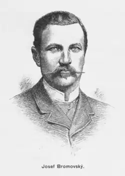 Josef Bromovský r. 1886 (kreslil Jan Vilímek)