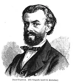 Josef Dastich (kreslil B. Kriehuber 1870)