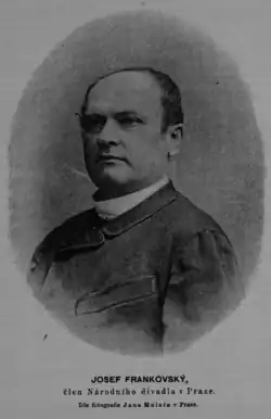 Herec Josef Frankovský