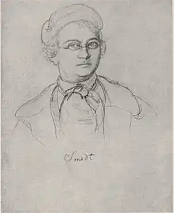 Josef Mánes: Portrét Leopolda Schmidta (asi 1844)