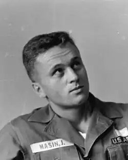 Josef Mašín mladší v uniformě US armády, do jejíž řad vstoupil po úspěšném probití se do Západního Berlína