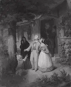 Slepcův den (Olej na papíru)